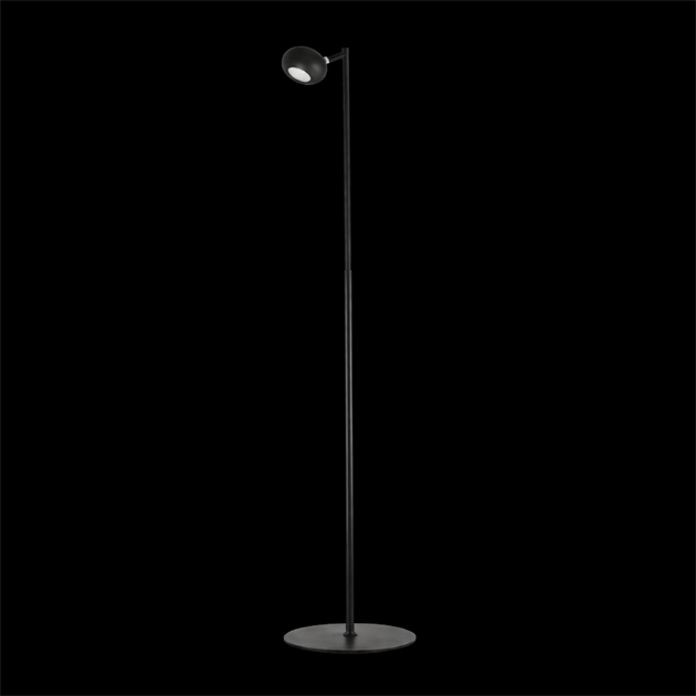 NO CABLE black golvlampa uppladdningsbar LED